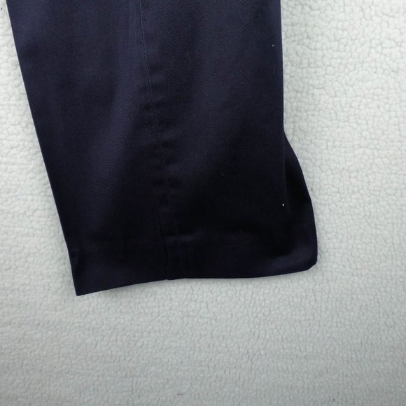 Vintage Cargo Pants Mens 38x30 Navy Blue Heavyweight Canvas Workwear Outdoor 80s - Picture 4 of 12